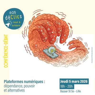 Plateformes numériques : pouvoir, dépendance et alternatives - 5 mars 2026